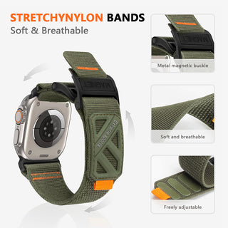 MagnaTrail – Extreme Nylon Magnetic Band for Apple Watch