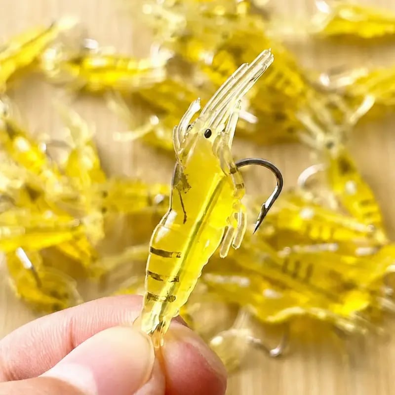 🦐 ShrimpSnap – 1.5-Inch (3.8 cm) Realistic Soft Fishing Lures