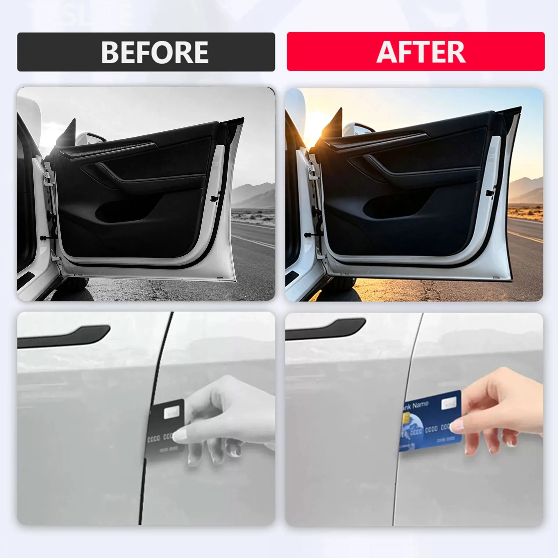 SilentSeal – Premium Tesla Door Seal Kit for Noise Reduction & Weatherproofing