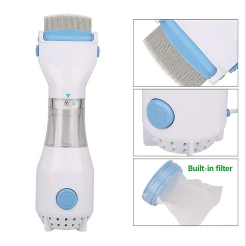 LiceVac – Electric Head Lice & Dandruff Remover Comb
