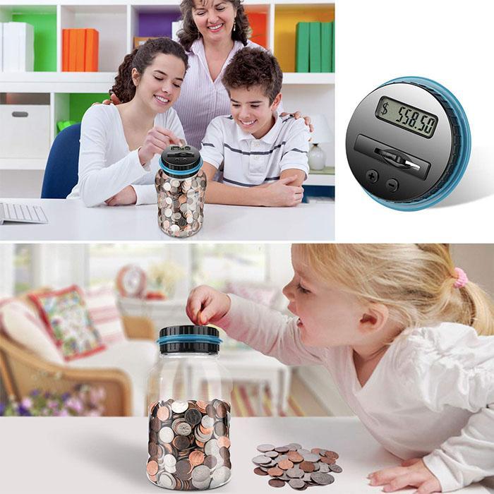 CoinTally – Digital Counting Money Jar with LCD Display