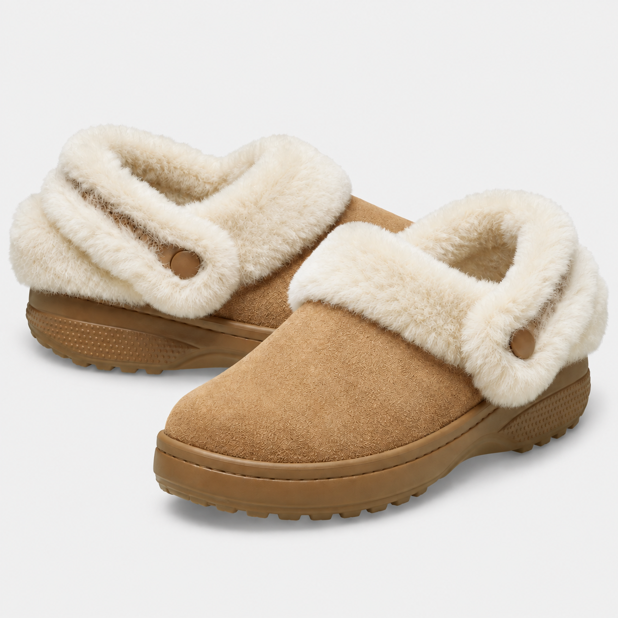 SnuggleClog – Women's Furry Lined Fuzzy Clog Slippers