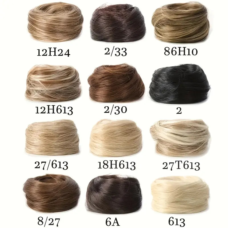 BunBloom – Synthetic Messy Bun Scrunchie Hair Piece for Instant Volume and a High Crown💇‍♀️