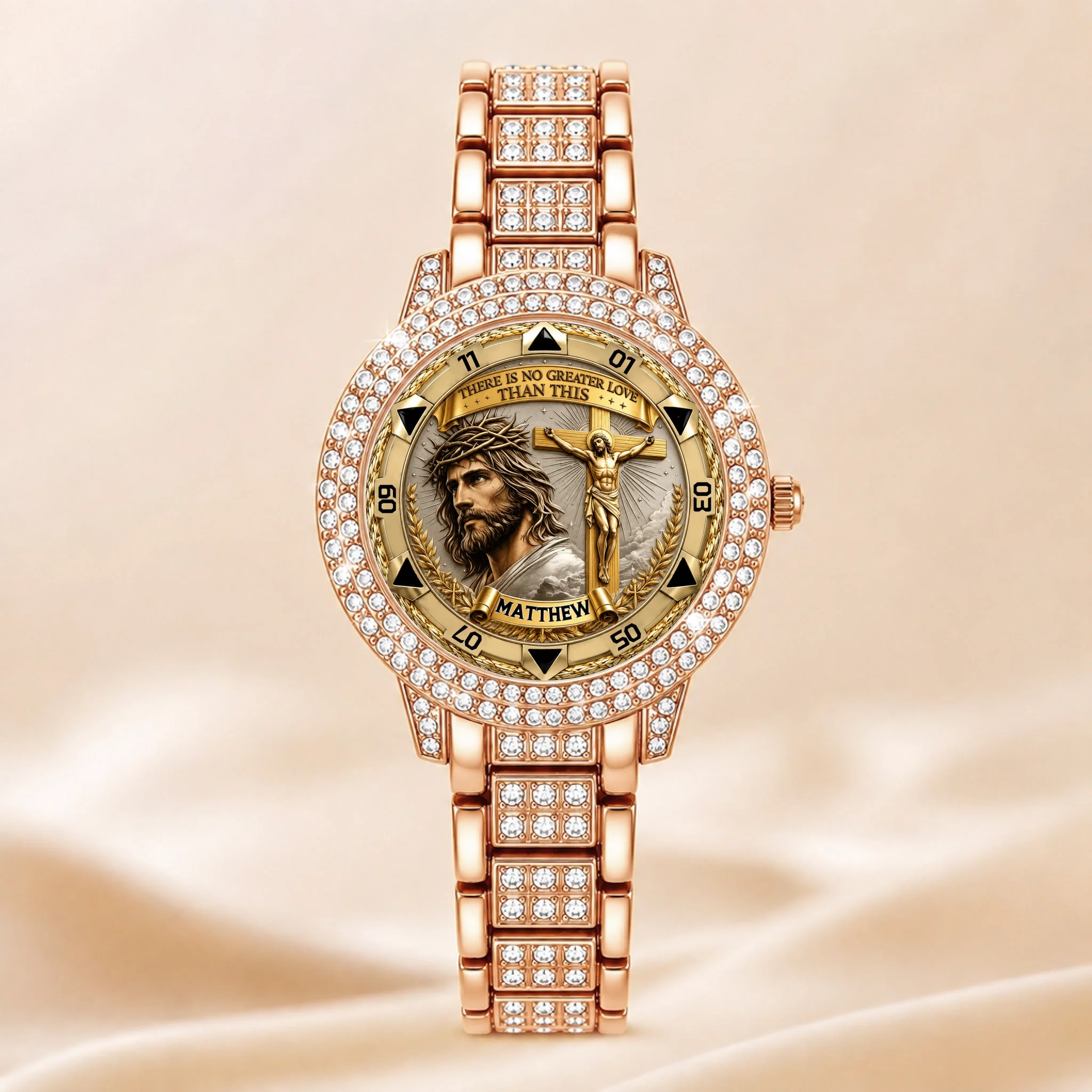 FaithMark – Personalized Crucifix Watch