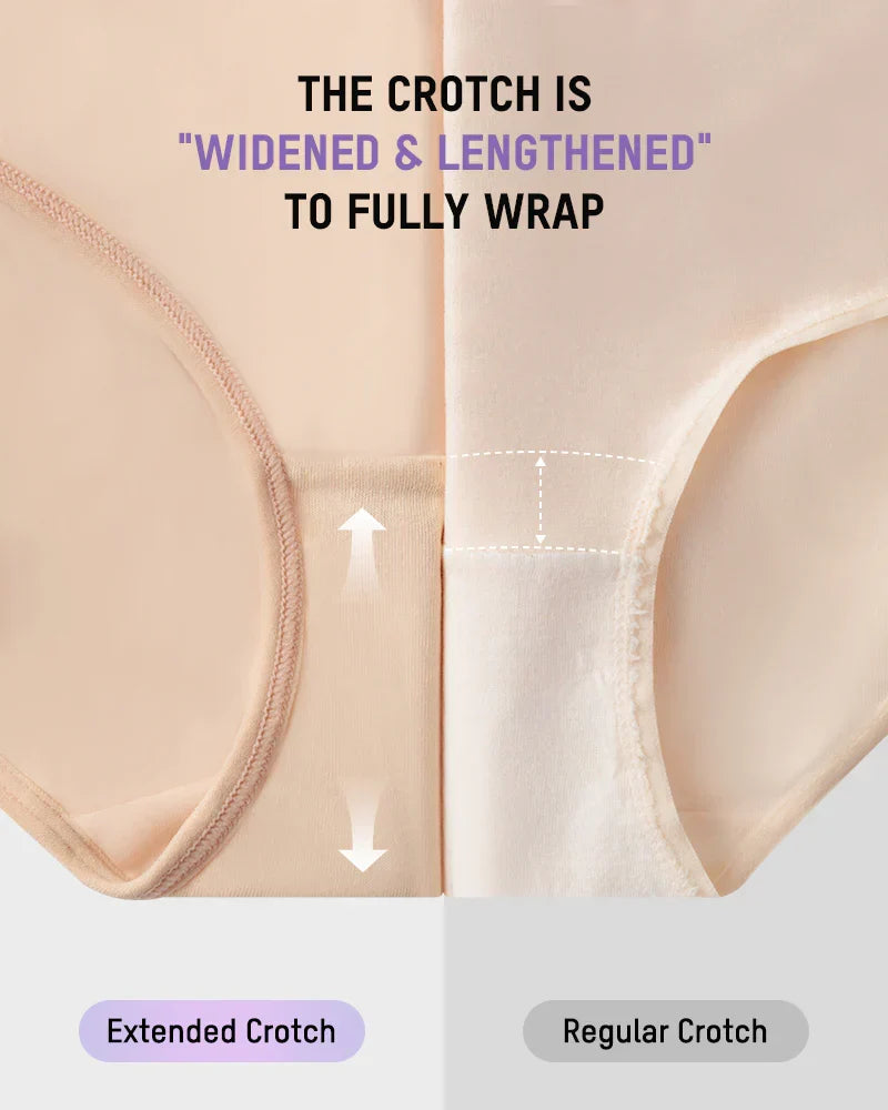 CrossSculpt Briefs – High-Waist Cross Tummy Control Panties, Plus-Size Multi-Pack