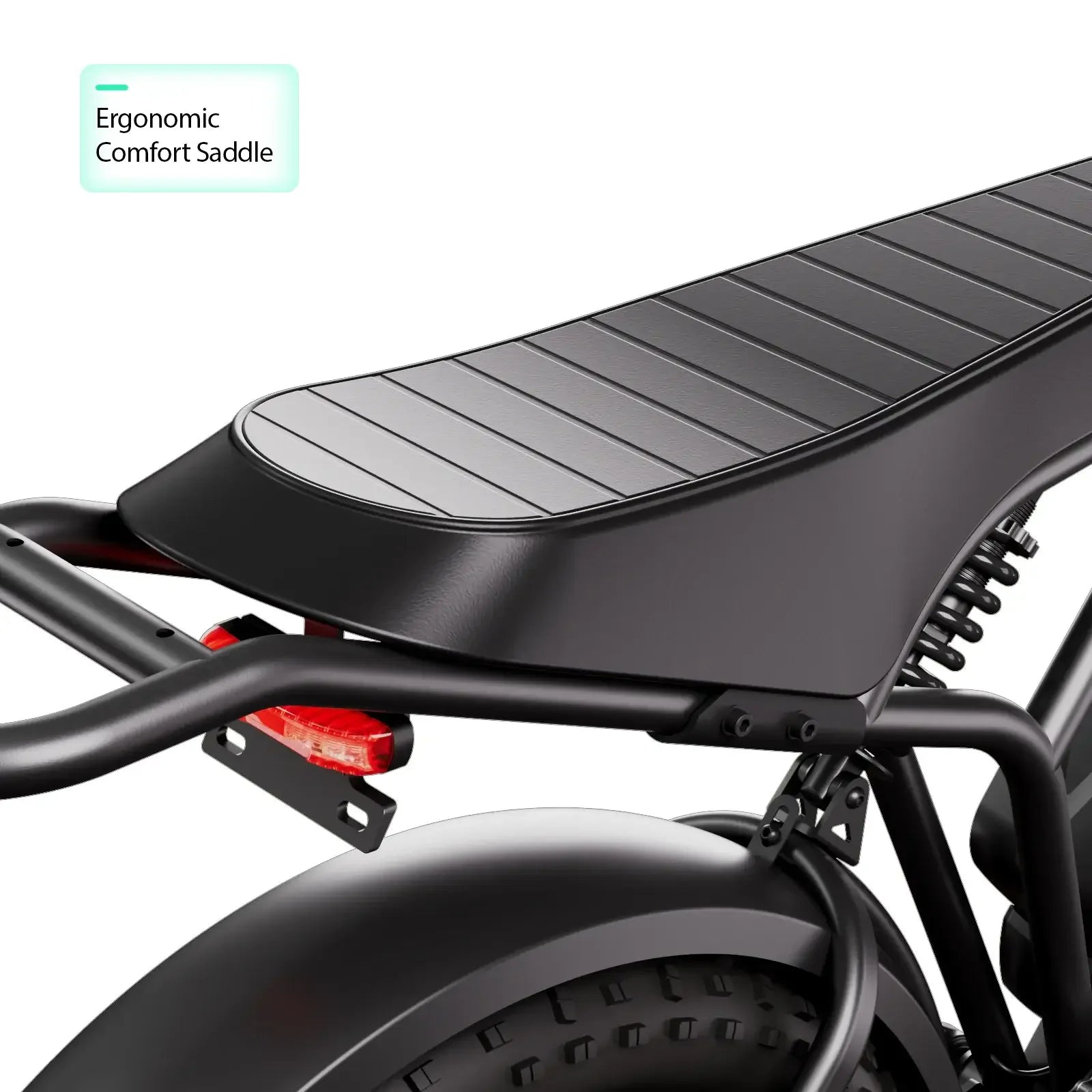 TrailThunder – 1500W Full-Suspension Moped-Style Electric Bike with 20" Fat Tires