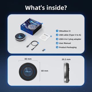 OttoAibox I3 – Wireless CarPlay AI Box