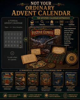 ⏳🎄🔎 ClueQuest – 24-Day Mystery Adventure Advent Calendar