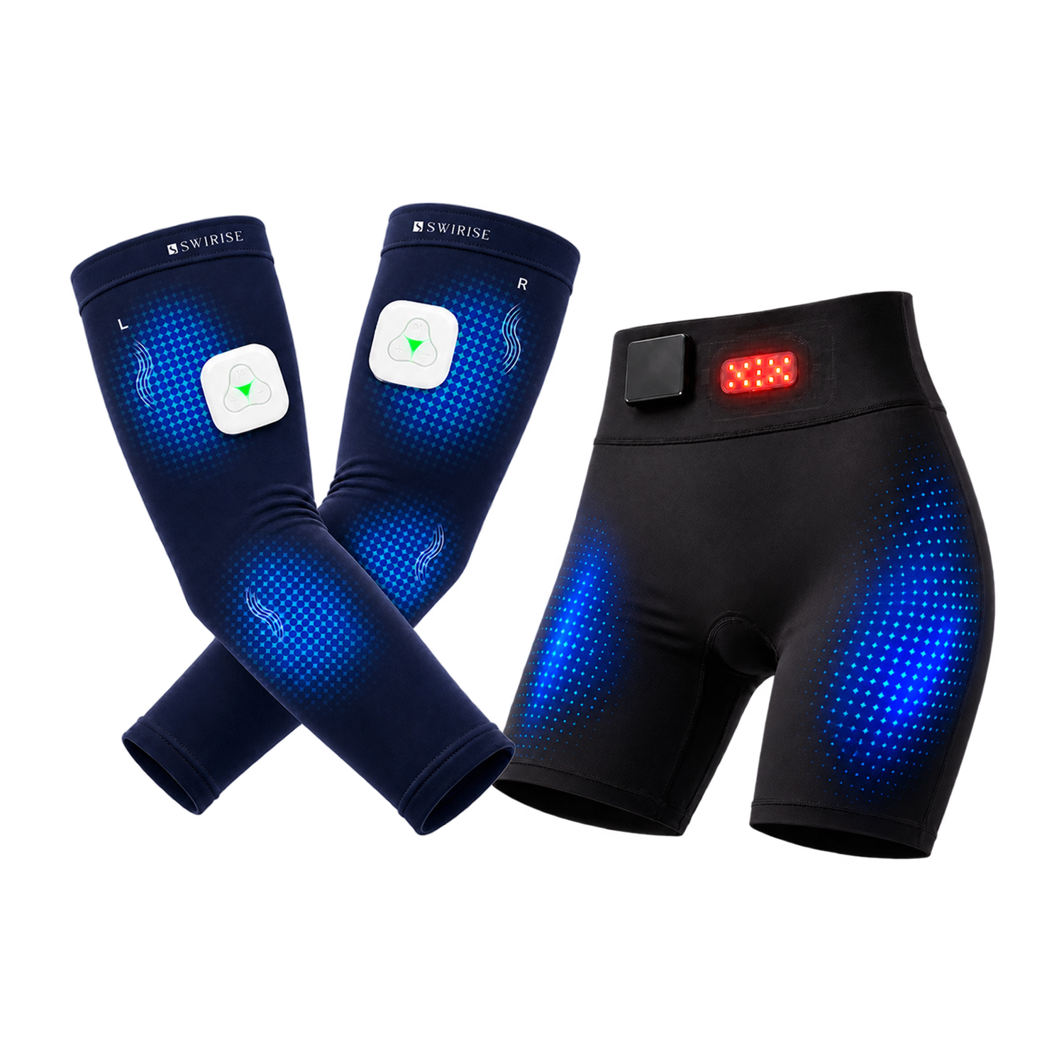 SculptZone – Wireless 4-Zone EMS & Red Light Toning Shorts