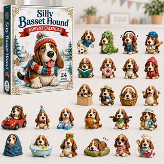 BassetJoy – Silly Basset Hound Advent Calendar 2026