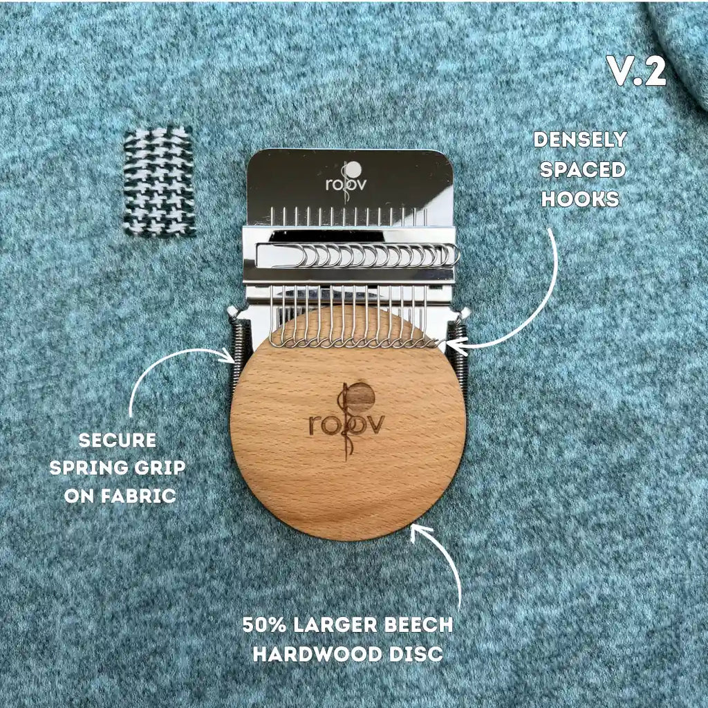 MendLoom – Wooden Darning Loom Kit with Patterns & Video Tutorials