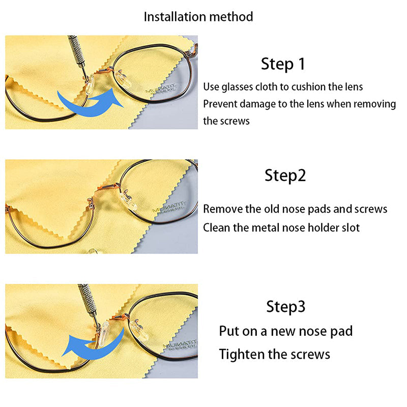 PadFix – Eyeglass Nose Pad & Screw Repair Kit