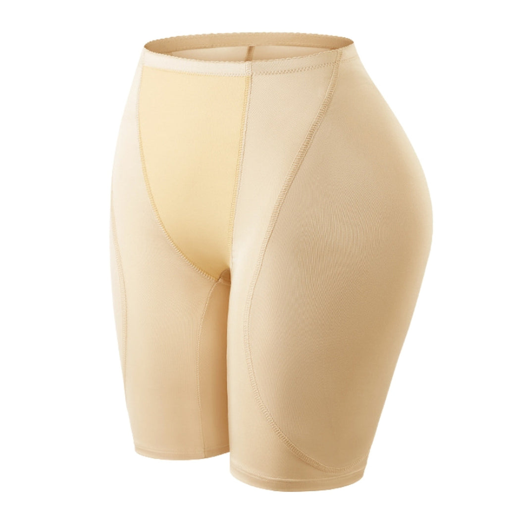 CurveBase – Low-Rise BBL Shaper Shorts with Removable Pads, Beige