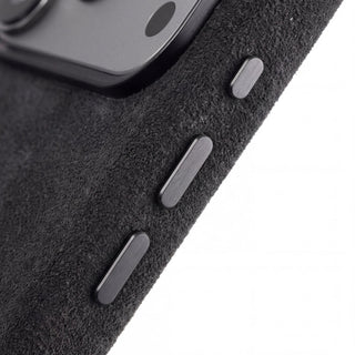 SuedeShield – Alcantara® iPhone 18 Pro Case in Deep Black