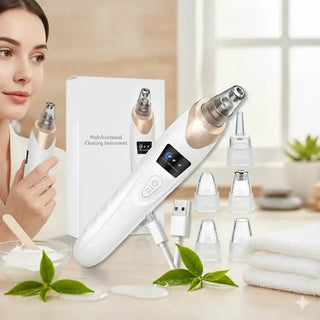 Blackhead removal machine suction demonstration