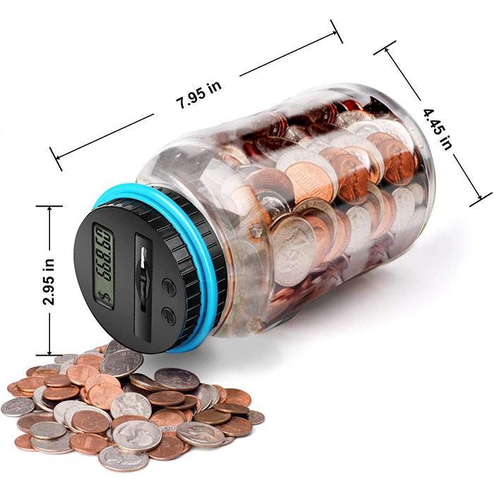 CoinTally – Digital Counting Money Jar with LCD Display