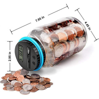 CoinTally – Digital Counting Money Jar with LCD Display