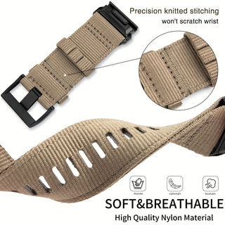TrailWeave – Nylon Canvas Strap for Garmin QuickFit 20/22/26mm Watches