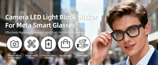 😎 LumaShade – LED Light Blocking Stickers for Smart Glasses
