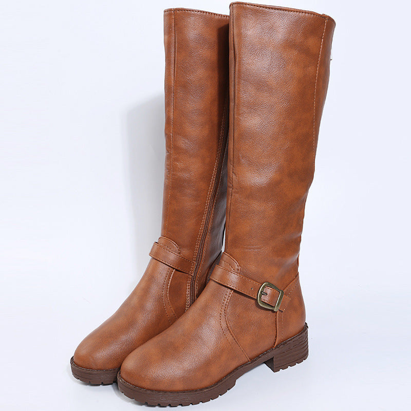 Women's Winter Waterproof Leather Boots