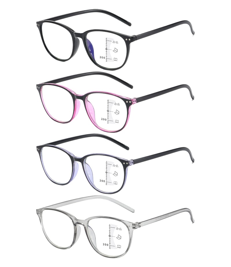 👓FocusFlow – 4-Pack Progressive Multifocal Reading Glasses
