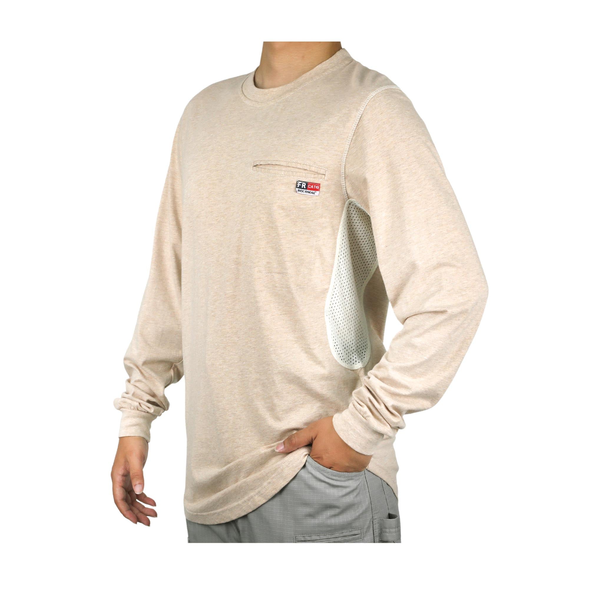 VentEase – 6 oz Breathable Vented FR Long-Sleeve Work Shirt