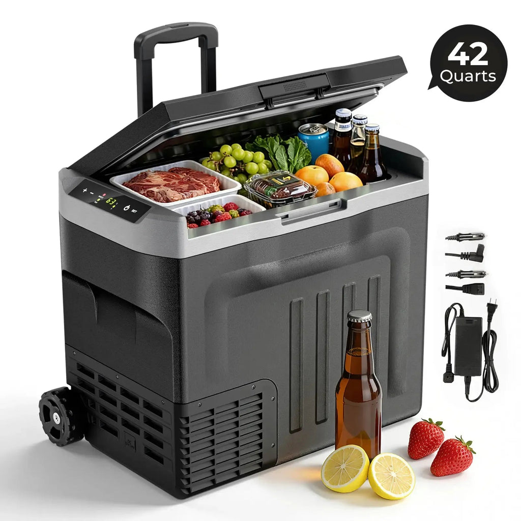 FrostRover – Portable 12V/24V Car Refrigerator Freezer, 42/53/68 Quart