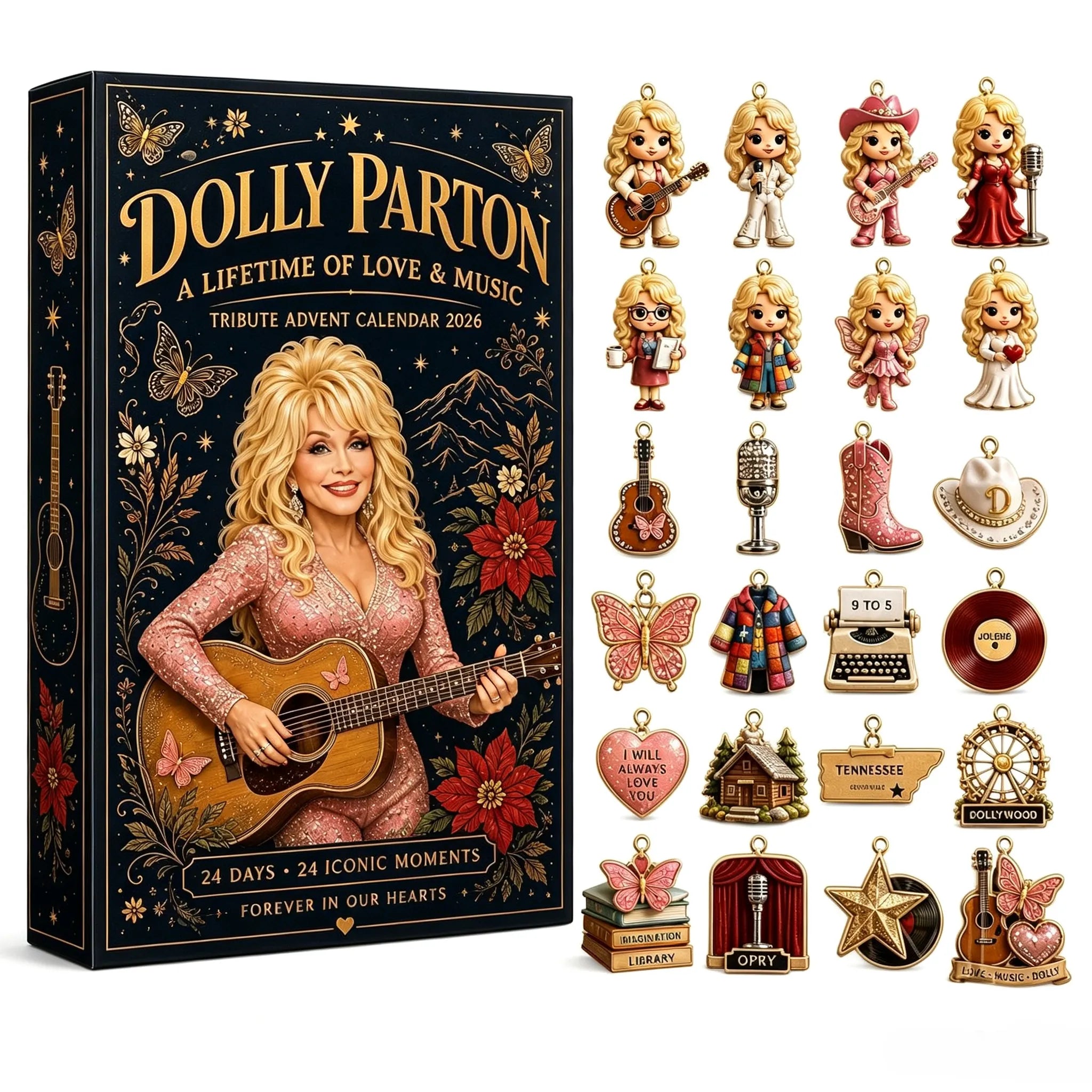 🎸🦋CountryCountdown – Queen of Country Music Advent Calendar 2026 Limited Edition