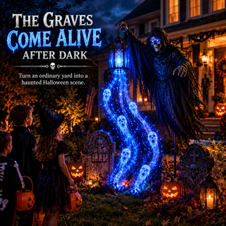 SoulHarvester – 💀 Solar-Powered Halloween Garden Light