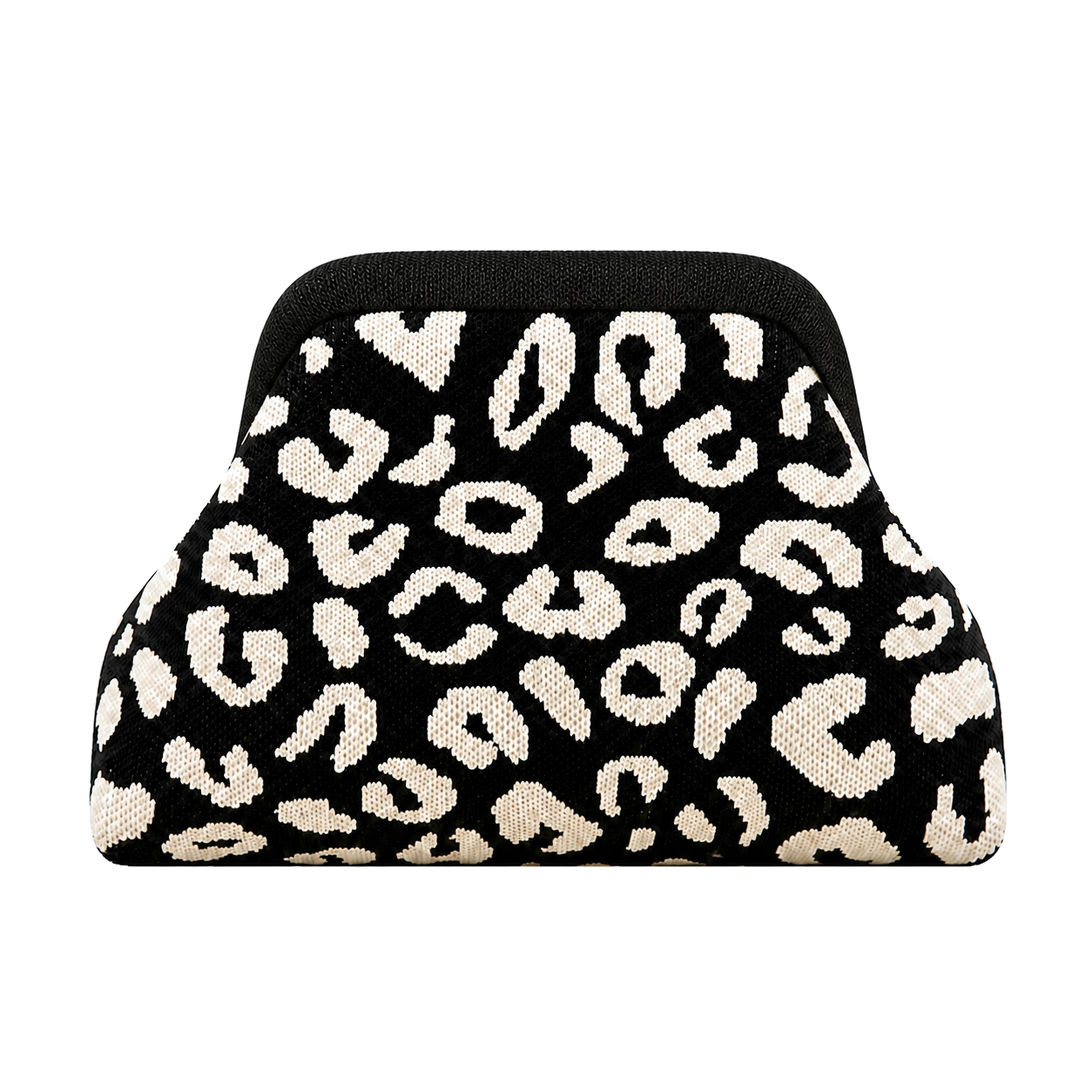 SnapKnit – Snap-Shut Knitted Makeup Bag with Wide Opening