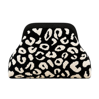 SnapKnit – Snap-Shut Knitted Makeup Bag with Wide Opening