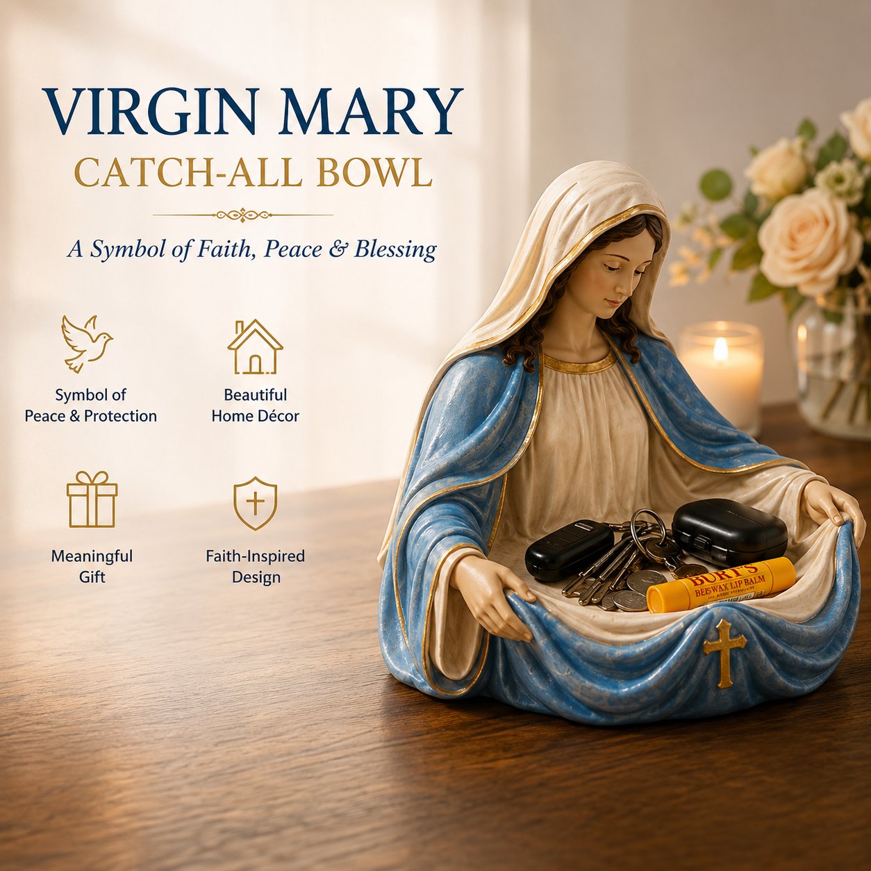 MaryGrace – Virgin Mary Catch-All Bowl