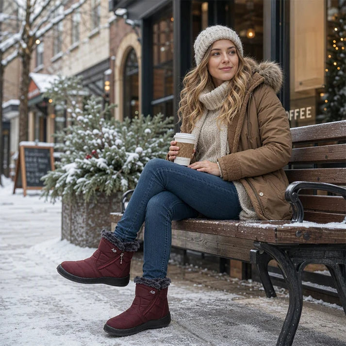 Women's Cozy Winter Waterproof Anti-Slip Orthopedic Boots