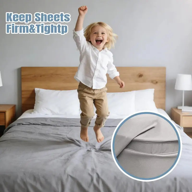 SheetLock – Locking Fitted Sheet Corner Holders