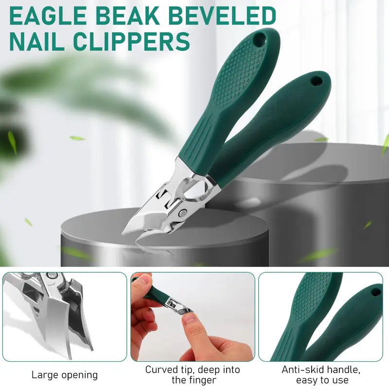 BeakTrim – Three-Piece Beak-Shaped Nail Clipper Set with Ergonomic Design