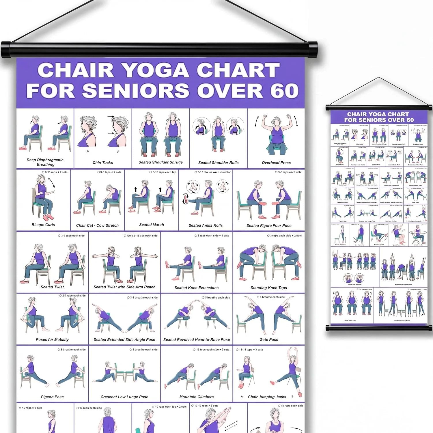 ChairFlow – Illustrated Chair Tai Chi and Yoga Charts