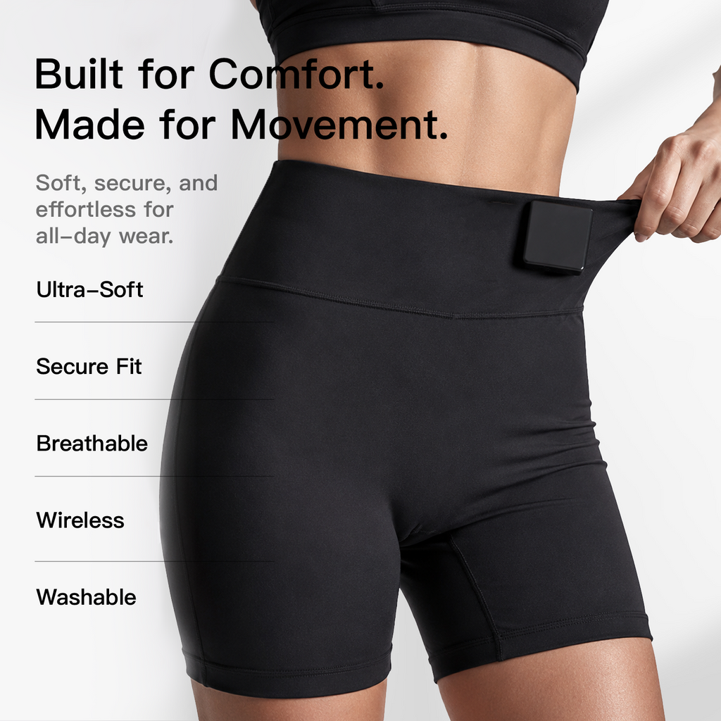 SculptZone – Wireless 4-Zone EMS & Red Light Toning Shorts
