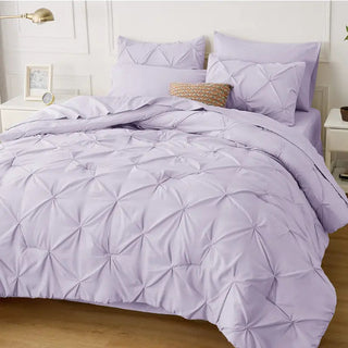 ☁️ CloudPleat – All-Season Pintuck Comforter Set