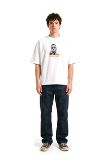 Dean wearing the Choose Life White t-shirt