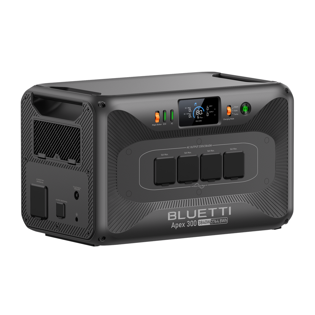 HomeVolt – BLUETTI Apex 300 Home Backup Power Station, 3,840W / 2,764.8Wh LiFePO₄