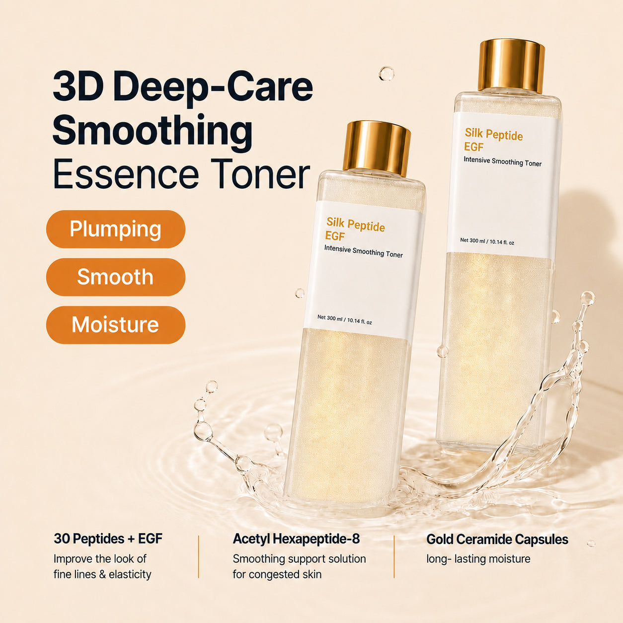 SilkGlow – EGF Peptide Firming Toner