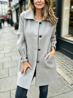 TimelessWool Coat – Women's Classic Wool Blend Coat