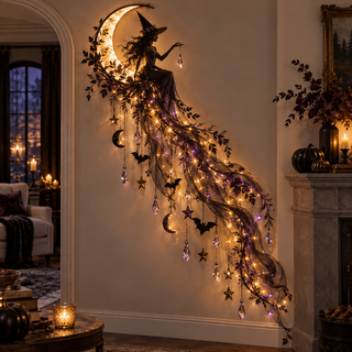 MoonlitCascade – ✨✨ Elegant Halloween Cascade Wall Light
