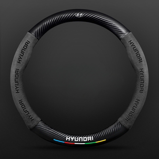 SuedeGrip – Carbon Fiber Suede Steering Wheel Cover, Anti-Slip & Wear-Resistant