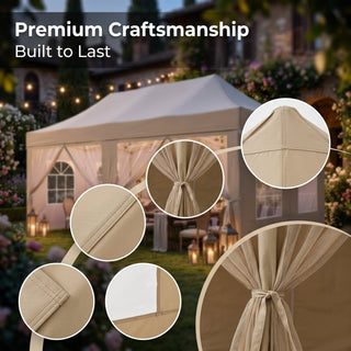 ShadeHaven – Heavy-Duty Pop-Up Canopy Tent with Removable Sidewalls