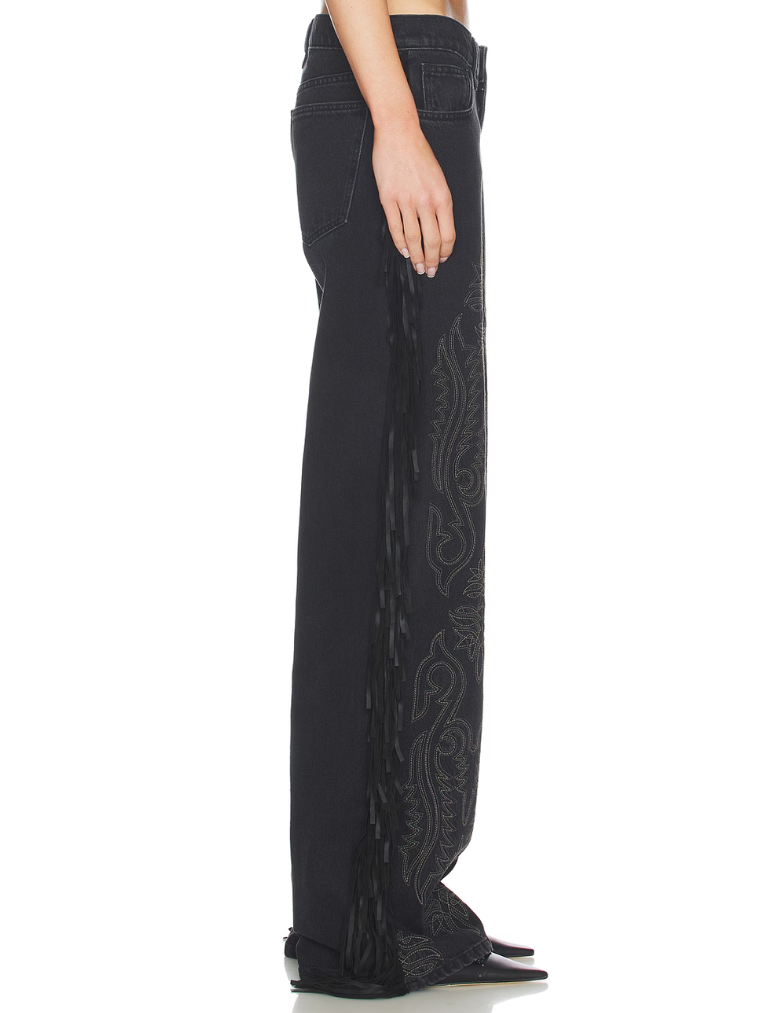 FringeStride – Wide-Leg Jeans