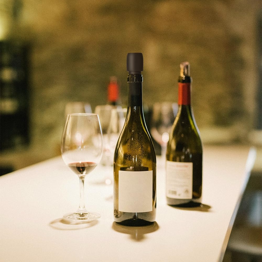VinoSeal – Reusable Silicone Wine & Sparkling Wine Bottle Stoppers