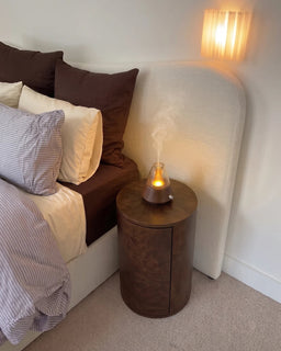AmberGlow – Waterless Wood & Amber Glass Essential Oil Diffuser