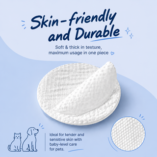 ClearPaw – Gentle Tear-Stain Eye Wipes for Dogs and Cats