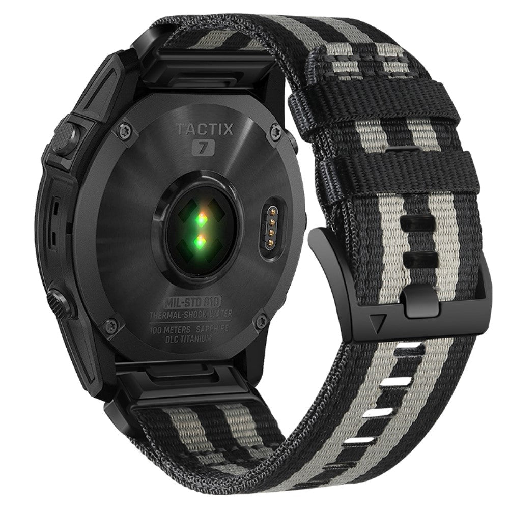 TrailWeave – Nylon Canvas Strap for Garmin QuickFit 20/22/26mm Watches